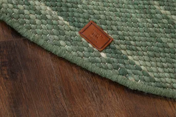 Skagen Ullmatta 300 cm Rund - Grönmelange - Products - Textil & mattor - Matta - Modern matta - Ullmatta