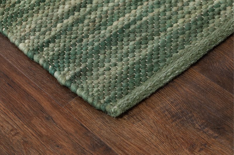 Skagen Ullmatta 75x150 cm Rektangulär - Grönmelange - Products - Textil & mattor - Matta - Modern matta - Ullmatta
