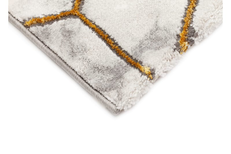 Skravelsbo Cube Matta 160x230 cm - Guld - Products - Textil & mattor - Matta - Modern matta - Wiltonmatta