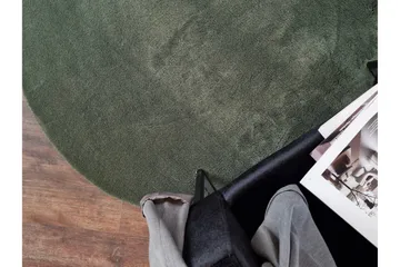 Soft Wiltonmatta 120 cm Rund - Smaragdgrön - Products - Textil & mattor - Matta - Modern matta - Wiltonmatta