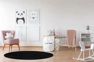 Soft Wiltonmatta Rund 160 cm - Svart - Products - Textil & mattor - Matta - Modern matta - Wiltonmatta