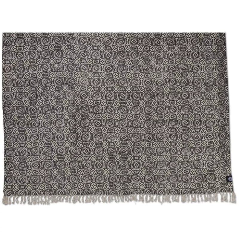 Stentvättad bomullsmatta Bristol - 160x230 cm, grå