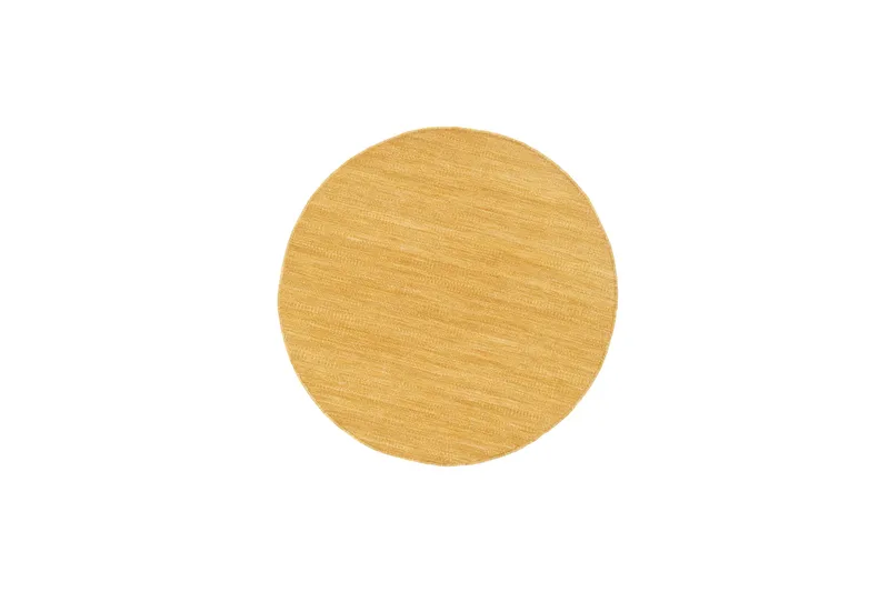 Birka Ullmatta Rund 240 cm - Gul - Products - Textil & mattor - Matta - Modern matta - Ullmatta