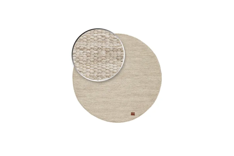 Birka Ullmatta Rund 300 cm - Linne - Products - Textil & mattor - Matta - Modern matta - Ullmatta
