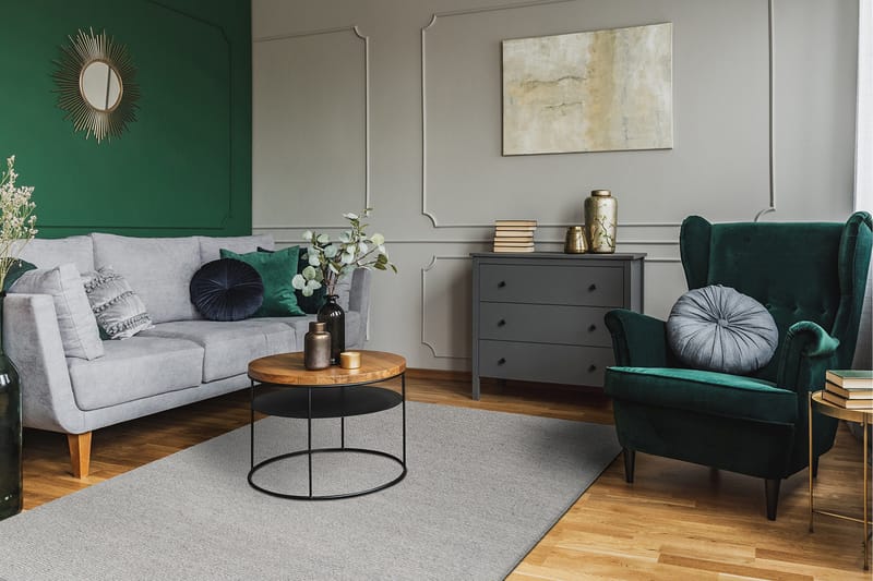 Skagen Ullmatta 160x230 cm - Silver - Products - Textil & mattor - Matta - Modern matta - Ullmatta