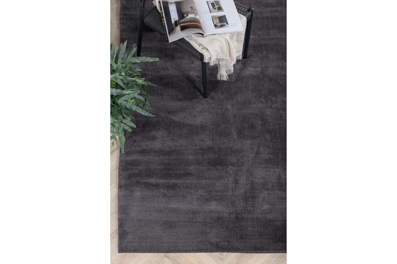 Undra Viskos-look Matta 170x240 - Mörkgrå - Products - Textil & mattor - Matta - Modern matta - Viskosmatta & konstsilkesmatta