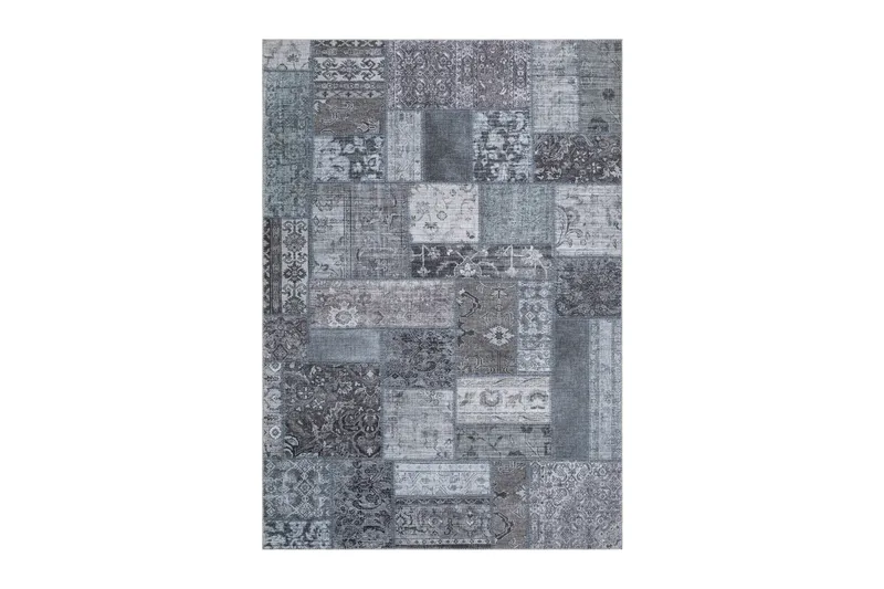 Patchwork Wiltonmatta 300x400 cm Rektangulär, Grå