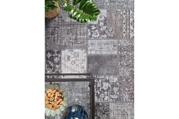 Patchwork Wiltonmatta 300x400 cm Rektangulär - Grå - Products - Textil & mattor - Matta - Modern matta - Wiltonmatta