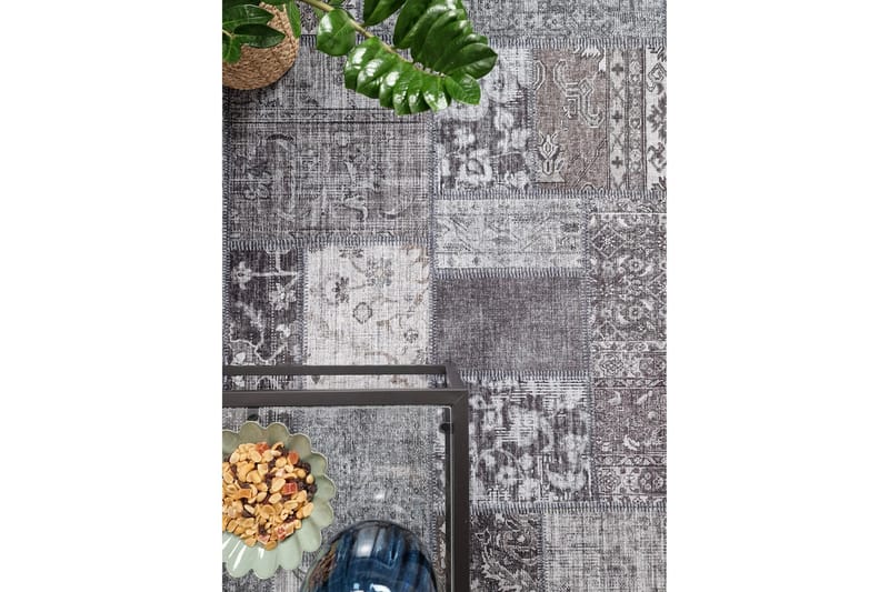 Patchwork Wiltonmatta 300x400 cm Rektangulär - Grå - Products - Textil & mattor - Matta - Modern matta - Wiltonmatta