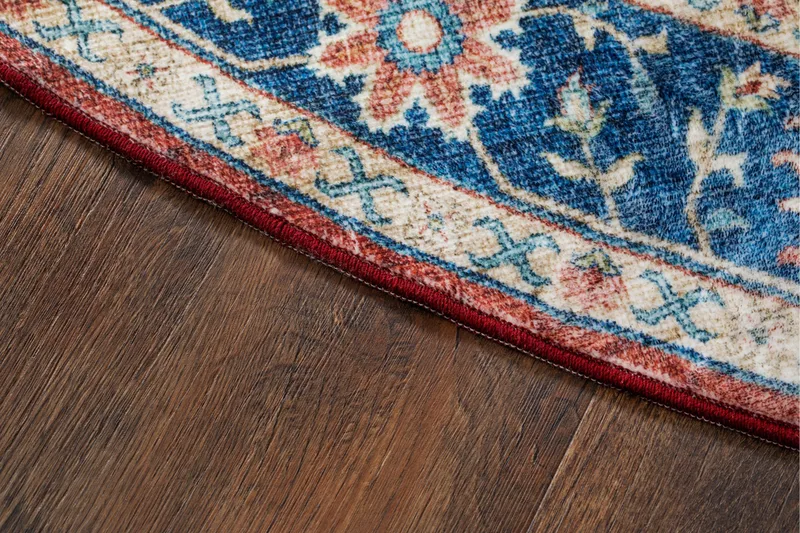 Tarfaya Friezematta Rund 240 cm - Röd - Products - Textil & mattor - Matta - Modern matta - Wiltonmatta