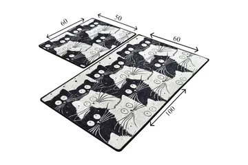 Niyanna Badrumsmatta 2-pack - Flerfärgad - Products - Textil & mattor - Matta - Badrumsmatta