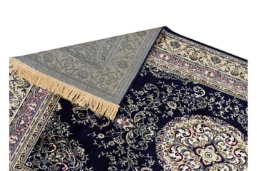 Casablanca Medallion Orientalisk Matta 130x190 - Marinblå - Products - Textil & mattor - Matta - Orientalisk matta - Persisk matta