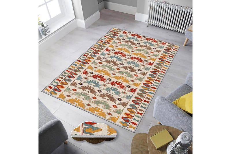 Homefesto Matta 80x150 cm - Multifärgad - Products - Textil & mattor - Matta - Orientalisk matta - Persisk matta