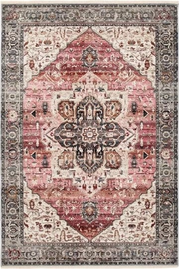Laura Medaljong Rosa/Blå - 200x300 cm - Rosa/Blå - Products - Textil & mattor - Matta - Orientalisk matta - Persisk matta