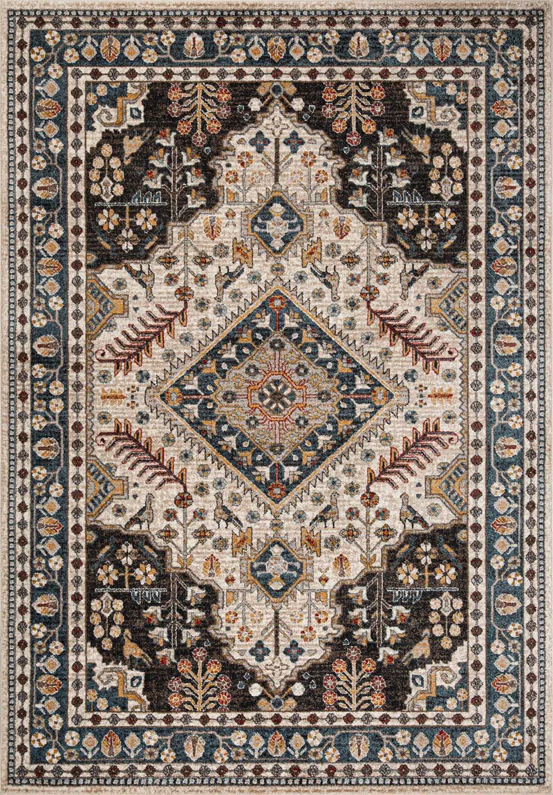 Matta Yelvi 200x285 cm - blå/beige - Products - Textil & mattor - Matta - Orientalisk matta - Persisk matta