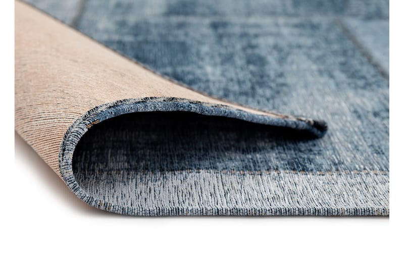 Sassoferrato Matta 80x150 cm - Jeans/Blå - Products - Textil & mattor - Matta - Orientalisk matta - Patchwork matta