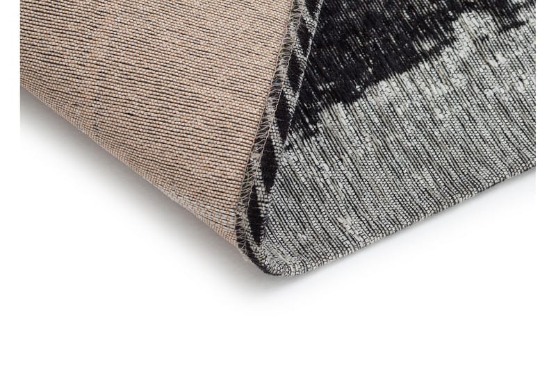 Stracciatella Svart/Vit 155*230 - Finns í flera storlekar - Products - Textil & mattor - Matta - Orientalisk matta - Patchwork matta