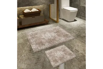 Panchuram Badrumsmatta 60x150 cm Rektangulär - Beige - Products - Textil & mattor - Matta - Badrumsmatta