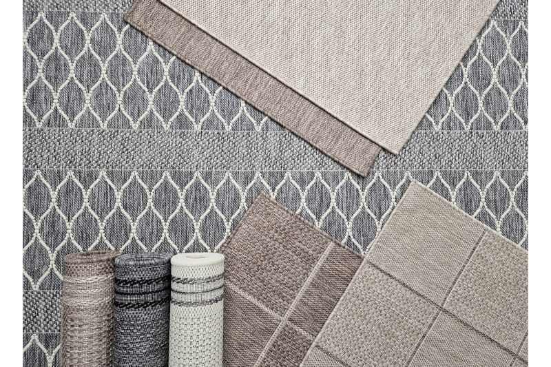 Madrid Flatvävd Matta 80x240 cm - Antracit - Products - Textil & mattor - Matta - Små mattor