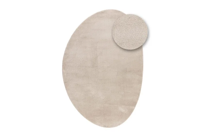 Tvättbar Matta Soft Shape - 200x290 cm, Melerad Linne - Products - Textil & mattor - Matta - Flatvävd matta