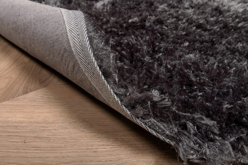 Natta Matta Rund 200 cm - Mörkgrå - Products - Textil & mattor - Matta - Modern matta - Ryamatta