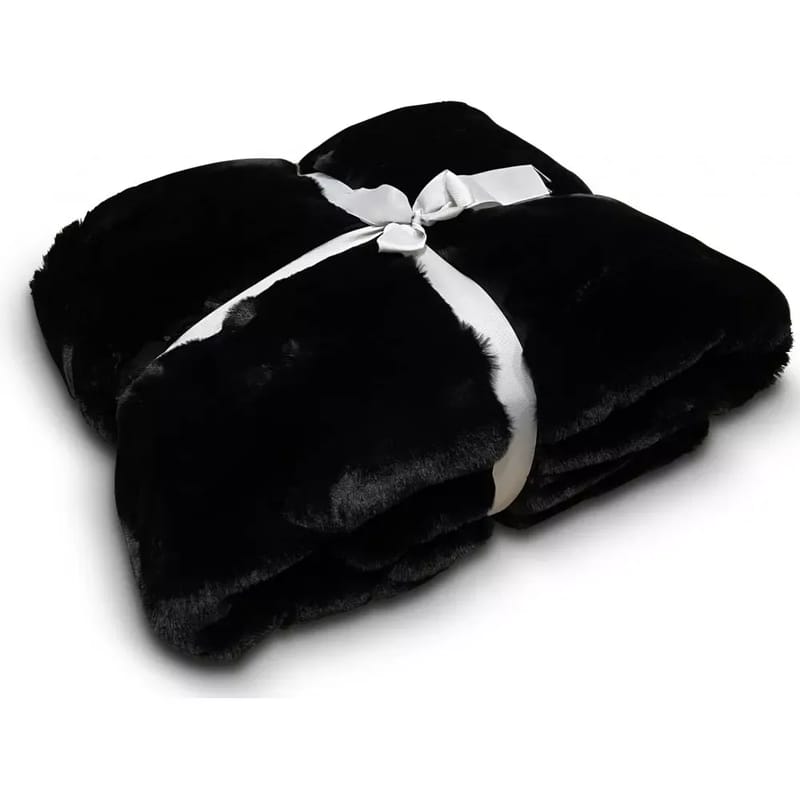 Pläd 130x170 cm - Svart / Vit, svart/vit