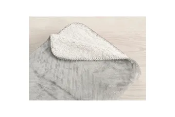Pläd Sherpa 130 x 170 cm - Grå - Products - Textil & mattor - Filt & pläd
