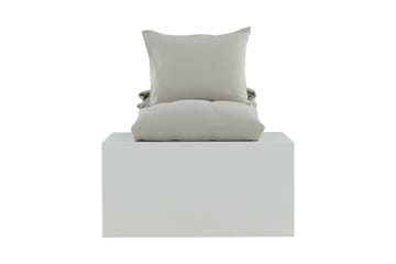 Mila Bäddset 2-Dels 150x200/50x60 cm - Ljusgrå - Products - Textil & mattor - Sängkläder - Bäddset & påslakanset - Påslakanset dubbelsäng