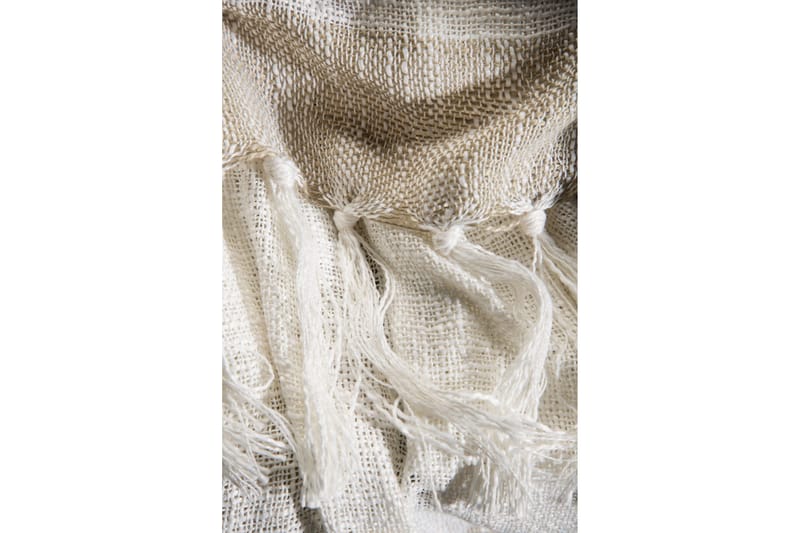 Sandy Pläd 130x170 cm - Offwhite/Beige/Brun - Products - Textil & mattor - Filt & pläd