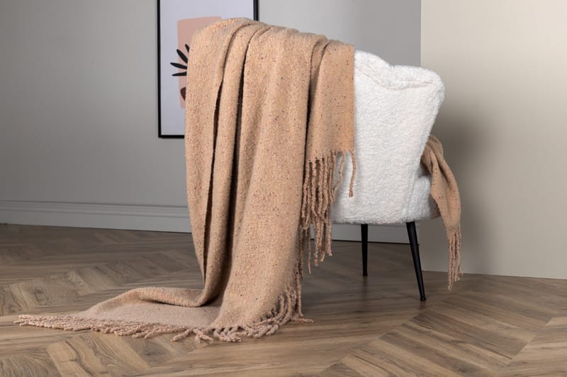 Tilly Pläd 130x170 cm - Beige - Products - Textil & mattor - Filt & pläd