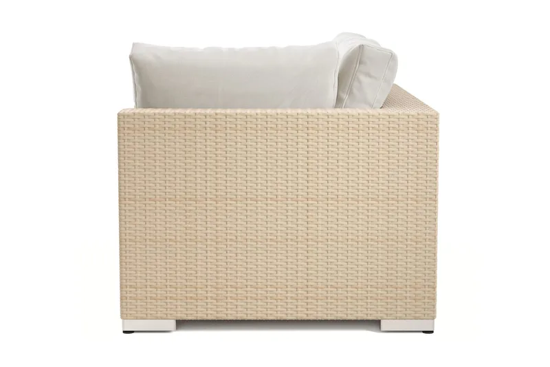 Bahamas Högermodul utomhus 140 cm - Beige - Products - Utemöbler & utemiljö - Övrigt utemöbler - Moduler utesoffa - Vänstermodul utesoffa