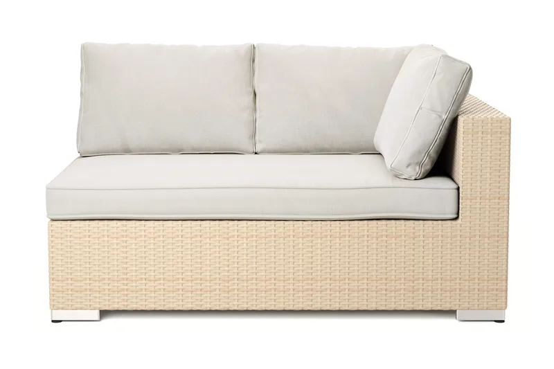 Bahamas Högermodul utomhus 140 cm - Beige - Products - Utemöbler & utemiljö - Övrigt utemöbler - Moduler utesoffa - Vänstermodul utesoffa