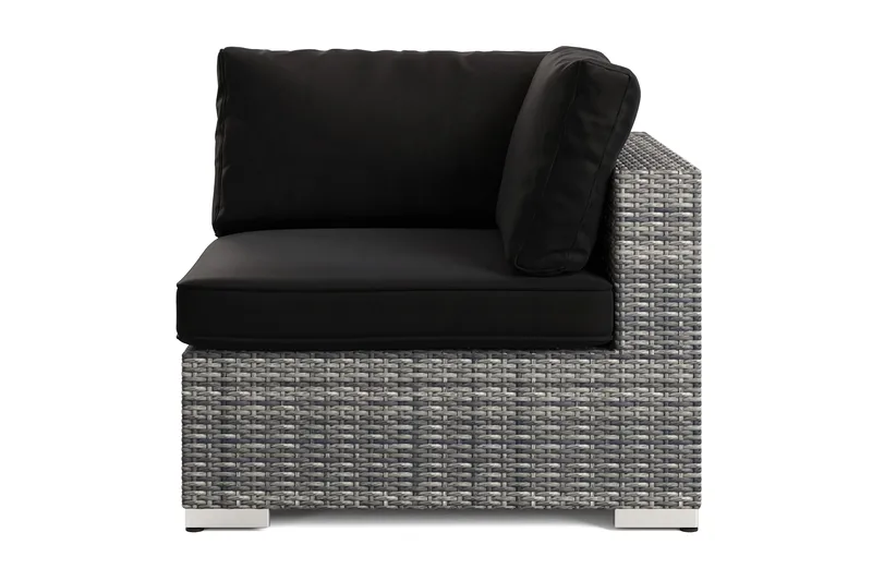 Bahamas Hörnmodul utomhus i konstrotting - Grå - Products - Utemöbler & utemiljö - Övrigt utemöbler - Moduler utesoffa