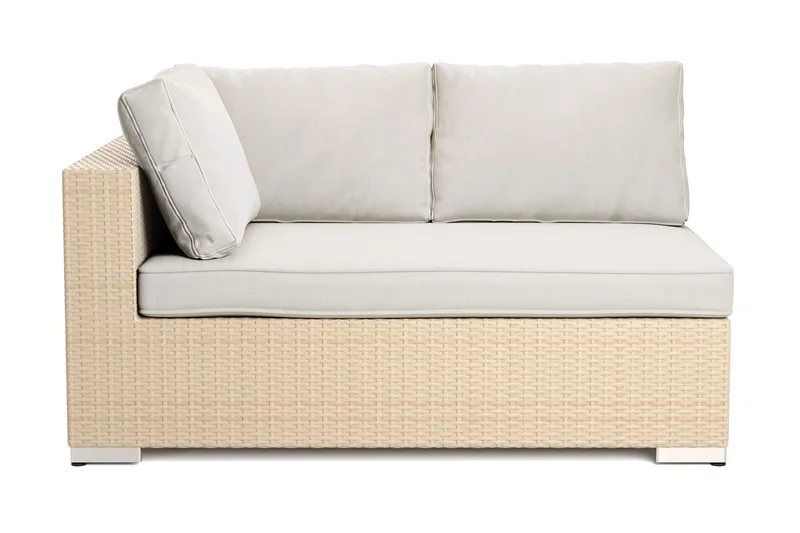 Bahamas Vänstermodul utomhus 140 cm - Beige - Products - Utemöbler & utemiljö - Övrigt utemöbler - Moduler utesoffa