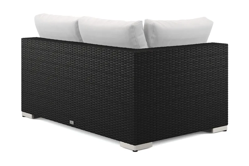 Bahamas Vänstermodul utomhus 140 cm i konstrotting - Svart - Products - Utemöbler & utemiljö - Övrigt utemöbler - Moduler utesoffa