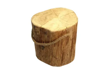Hillerstorp EcoFurn Stubbe Pölkky 45 cm Ø36-45 cm - Natur - Products - Utemöbler & utemiljö - Övrigt utemöbler - Moduler utesoffa - Fotpall & pall utomhus