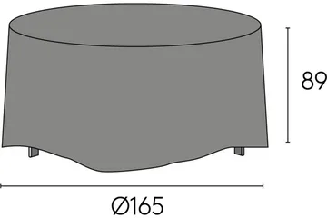 Hillerstorp Sandhamn Möbelskydd 165x89 cm Grå - Hillerstorp - Products - Utemöbler & utemiljö - Övrigt utemöbler - Möbelskydd - Överdrag utemöbler