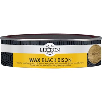 Black bisonvax Valnöt - 150 ml - Valnöt - Products - Utemöbler & utemiljö - Övrigt utemöbler - Underhåll utemöbler - Möbelvård till trä