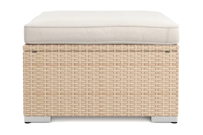 Wisconsin Divan Modul utomhus i konstrotting med vattenavisande dyna - Beige - Products - Utemöbler & utemiljö - Övrigt utemöbler - Moduler utesoffa