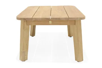 Barbados Utebord Loungebord Soffbord Utomhus 110 cm Teak Trä - Ljusbrun - Products - Utemöbler & utemiljö - Balkong & altan - Balkongmöbler - Balkongbord