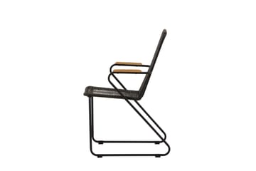 Bois Karmstol Utomhus - Svart - Products - Utemöbler & utemiljö - Balkong & altan - Balkongmöbler - Balkongstol