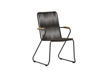 Bois Karmstol Utomhus - Svart - Products - Utemöbler & utemiljö - Balkong & altan - Balkongmöbler - Balkongstol