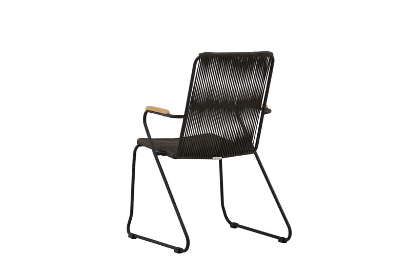 Bois Karmstol Utomhus - Svart - Products - Utemöbler & utemiljö - Balkong & altan - Balkongmöbler - Balkongstol