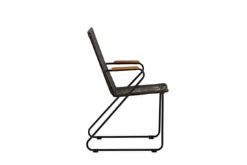 Bois Karmstol Utomhus - Svart - Products - Utemöbler & utemiljö - Balkong & altan - Balkongmöbler - Balkongstol