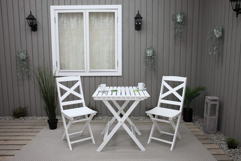 CALAYAN Klappstol Utomhus Vit - Products - Utemöbler & utemiljö - Balkong & altan - Balkongmöbler - Balkongstol