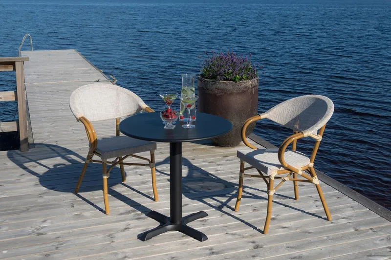 Hillerstorp Äppelhed Caféstol - Grå - Products - Utemöbler & utemiljö - Balkong & altan - Balkongmöbler - Balkongstol