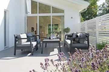 Hillerstorp Stoltö Lounge Utesoffa - Grå|Svart - Products - Utemöbler & utemiljö - Balkong & altan - Balkongmöbler - Balkongsoffa