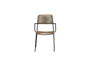 Lindos Karmstol Utomhus - Brun/Svart - Products - Utemöbler & utemiljö - Balkong & altan - Balkongmöbler - Balkongstol