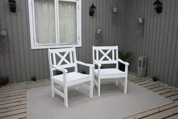 Olivo Karmstol Utomhus - Vit - Products - Utemöbler & utemiljö - Balkong & altan - Balkongmöbler - Balkongstol