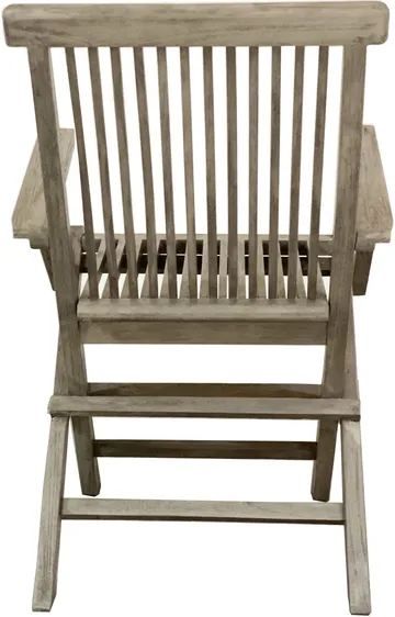 Saltö stol med armstöd - Grå teak - Grå teak - Products - Utemöbler & utemiljö - Balkong & altan - Balkongmöbler - Balkongstol